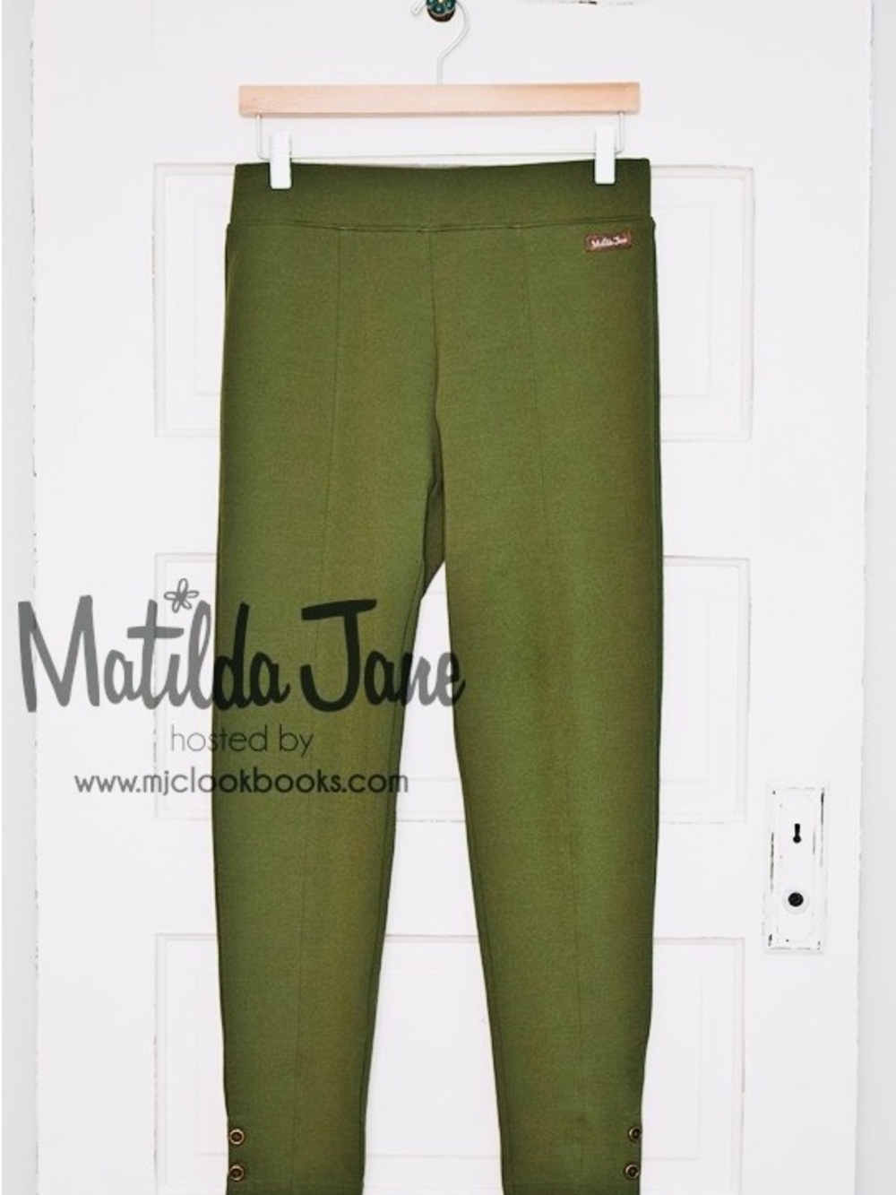Matilda Jane Secret Fields Olive Green Bay Willow Tree Rider Pants